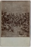 VERKAUFT !!!   AK Foto Vejle Hessen-Infanterie Schlacht 1864 Dänemark 1900 RAR
