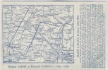 AK Landkarte Hradec Králové Schlachtfeld bei Königgrätz 1866 Tschechien 1910