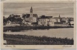 VERKAUFT !!!   AK Briesen Wąbrzeźno Totalansicht See mit Kirche Westpreußen Polen 1917