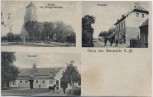 VERKAUFT !!!   AK Gruss aus Gerswalde Kirche Kriegerdenkmal Postamt Marstall Uckermark 1910 RAR