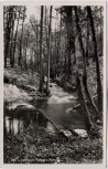VERKAUFT !!!   AK Foto Kallies in Pommern Kalisz Pomorski Ansicht am Bach Polen 1940