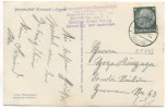 AK Zinnwald-Georgenfeld bei Altenberg Ansicht im Winter Stempel Grenzsteinhof 1937