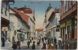 VERKAUFT !!!   AK Bielitz-Biala Bielsko-Biała Straßenansicht viele Menschen Judaika Schlesien Polen 1920 RAR