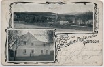 AK Gruss aus Rodersdorf Seifert`s Restaurant bei Weischlitz Plauen Vogtland 1910 RAR