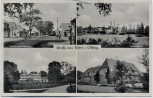 VERKAUFT !!!   AK Mehrbild Gruß aus Hahn in Oldenburg Tonindustrie Schule Oldenburger Straße ... bei Rastede 1955