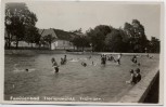 AK Foto München Freimann Familienbad Florianmühle viele Kinder 1938 RAR