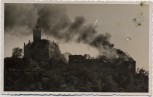 VERKAUFT !!!   AK Foto Eisenach Wartburg Gasthof Großfeuer 1934 RAR