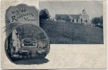 AK Gruss aus Roßwein Wettinhöhe 1900