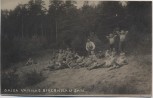 AK Foto Kinder badend bei Riga Lettland Latvija 1927