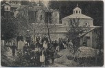 AK Belgrad Београд Beograd Menschen vor Kirche Serbien 1920