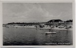 AK Ostseebad Prerow Strand mit Kurhaus Boot Menschen 1954