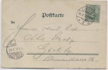 VERKAUFT !!!   AK Gruss aus Lauban Lubań Greiffenberger Chaussee Schlesien Polen 1901 RAR