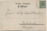 AK Gruss aus Königsborn bei Mainz Finthen Restauration 1899 RAR