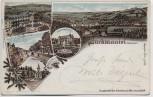 AK Litho Zuckmantel Zlaté Hory Ortsansicht Herminenhof ... Schlesien Tschechien 1898 RAR