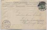 VERKAUFT !!!   Präge-AK Passepartout Bielefeld Paulusstraße mit Realschule 1903 RAR