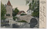 VERKAUFT !!!   AK Loburg Partie a. d. Ehle v. d. Münchentor mit Kindern Möckern 1904 RAR