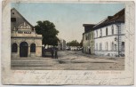 AK Plattling im Gäuboden Landauer Strasse mit Bier Halle 1902 RAR