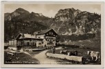 AK Foto Schliersee Bodenschneidhaus und Hohenpeissenberg Menschen Kühe 1935