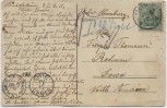 AK Bischoffsheim Bischofsheim im Elsass Ortsansicht Pfarrhaus Bas-Rhin Frankreich 1911 RAR