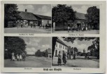 VERKAUFT !!!   AK Mehrbild Gruß aus Wieglitz Gasthaus Becker Bartels Dorfstraße bei Bülstringen Haldensleben 1935 RAR