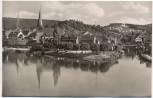 AK Neckargemünd vom Neckar aus 1955