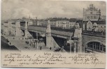 AK Wien XVIII. Stadtbahn Währinger-Gürtel Österreich 1902 RAR