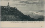 AK Nationaldenkmal und Rüdesheim bei Mondschein 1904