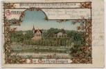 Künstler-AK Grimma Die Gattersburgen Gattersburg 1901