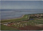 AK Foto Nordseebad Büsum Camping Nordsee Fliegeraufnahme 1970