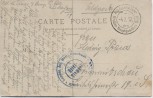 AK Nouzon Avenue du Pont Nouzonville Ardennes Frankreich Feldpost 1917