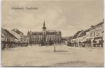 AK Mistelbach Stadtplatz mit Sparkasse Niederösterreich Österreich 1925