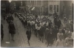 AK Foto Itzehoe Umzug viele Kinder Menschen Sattlerei Karl Kunert 1926 RAR