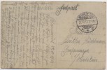 AK Chauny L'Huilerie Fabrik mit Boot Feldpost Aisne Frankreich 1914 RAR