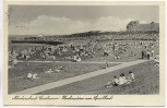 AK Nordseebad Cuxhaven Hochsaison am Sportbad viele Menschen 1951