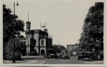 AK Breslau Wrocław Hauptbahnhof Fahrzeuge Schlesien Polen 1931