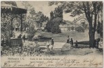 AK Mülhausen Mulhouse Partie in den Steinbach-Anlagen Elsass Frankreich 1907