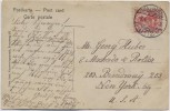AK Mülhausen Mulhouse Guteleutstrasse Elsass Frankreich 1908 RAR