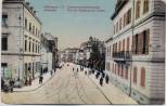 AK Mülhausen Mulhouse Colmarervorstadtstrasse Elsass Frankreich 1913