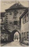 VERKAUFT !!!   AK Freinsheim / Pfalz Eisentor Innere Ansicht 1922 RAR