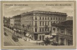 Künstler-AK Warschau Warszawa Marschall-Strasse Feldpost 1916