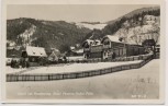 AK Foto Spital am Semmering Hotel Pension Onkel Fritz im Winter Steiermark Österreich 1940