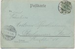 AK Gruss von Ems Bad Ems Mondschein 1898