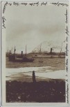 VERKAUFT !!!   AK Foto Spitzbergen Virgo Havn Schiffe Stempel Pakisen Norwegen 1924 RAR