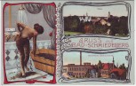 VERKAUFT !!!   AK Mehrbild Gruss aus Bad Schmiedeberg Frau Moorbad Totale 1909 RAR
