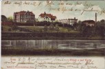 VERKAUFT !!!   AK Śrem Schrimm Widok z nad Warty Ortsansicht mit Warthe Posen Polen 1908 RAR