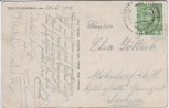AK Teplitz-Schönau Teplice Cafe und Restaurant Schlackenburg Böhmen Tschechien 1912