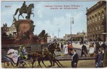AK Berlin National-Denkmal Kaiser Wilhelm 1. Ausfahrt der Kronprinzessin 1910