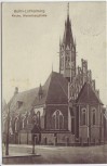 VERKAUFT !!!   AK Berlin Lichtenberg Wartenbergstrasse Kirche 1920 RAR
