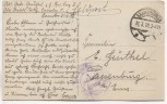 AK Saarbrücken Gesamtansicht Feldpost 1918