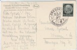 VERKAUFT !!!   AK Foto Dresden Deutsche Kolonial-Ausstellung Die Jagd in den Kolonien Sonderstempel 1939 RAR